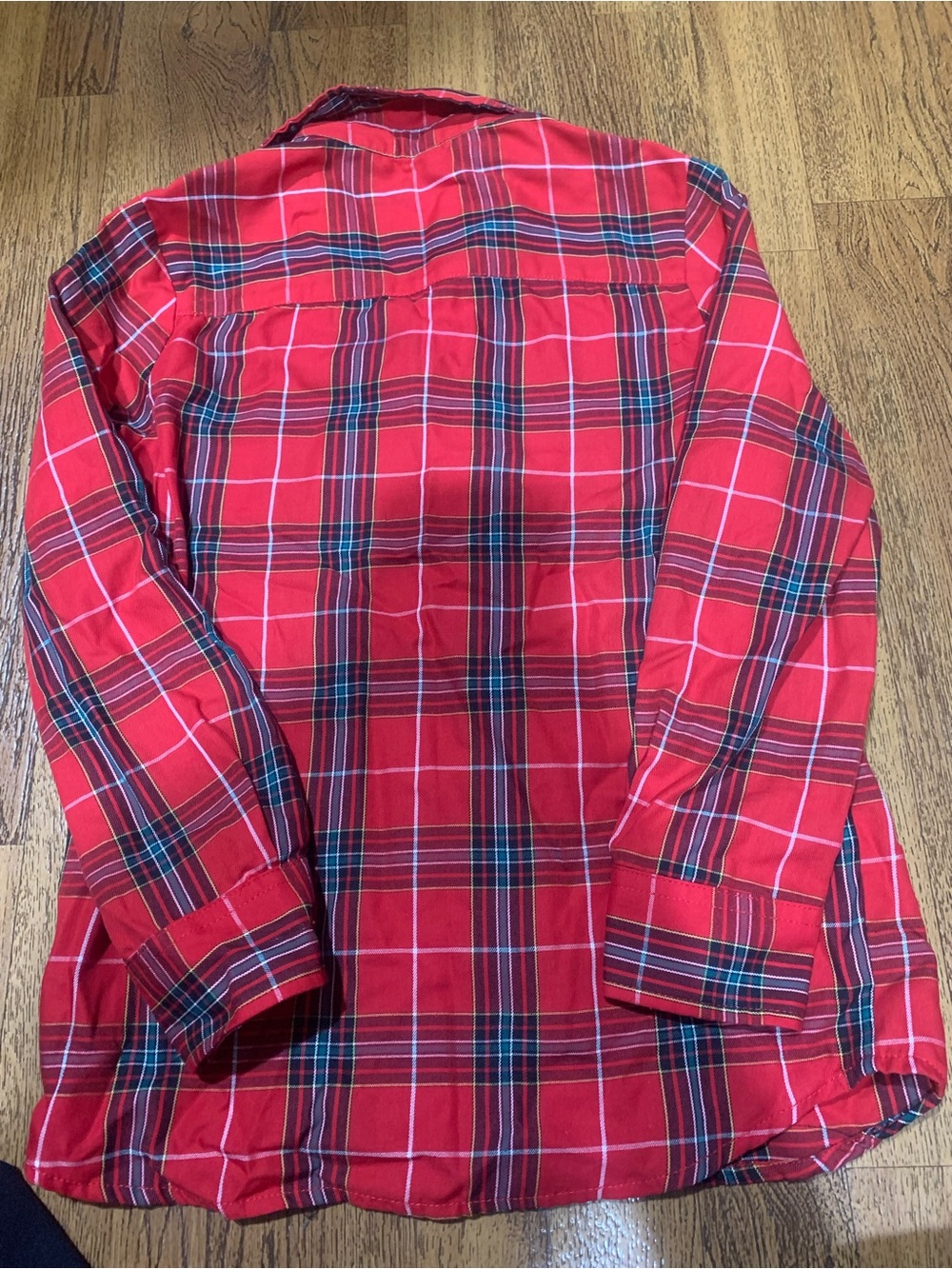 wonder nation Red Plaid Button-Down Shirt - Picture 2 of 3